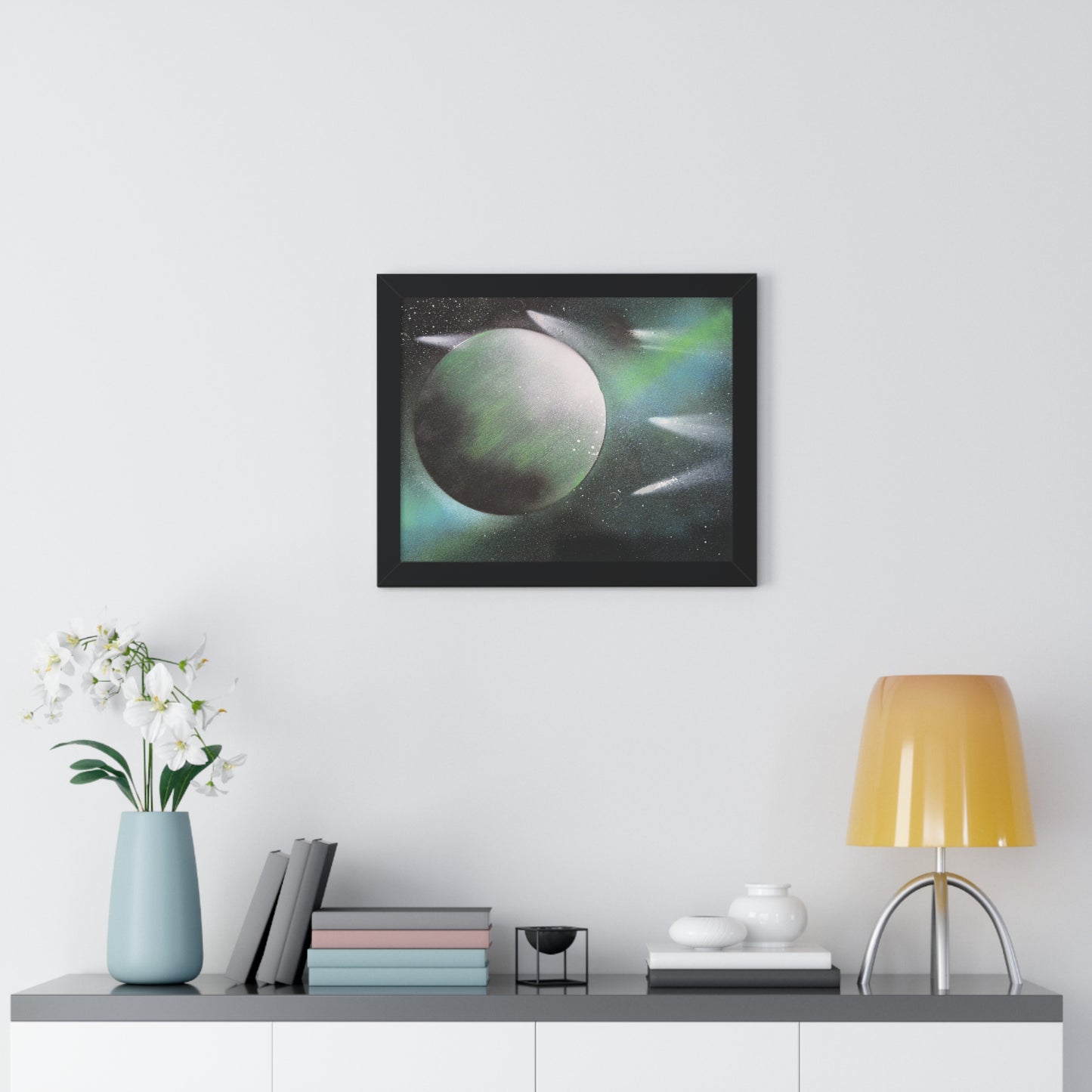 LIQUIDO Framed Poster